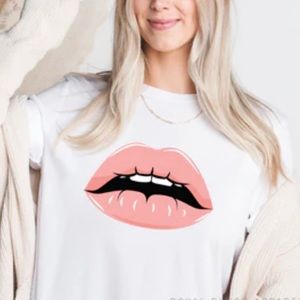 Pink Lips Sweatshirt